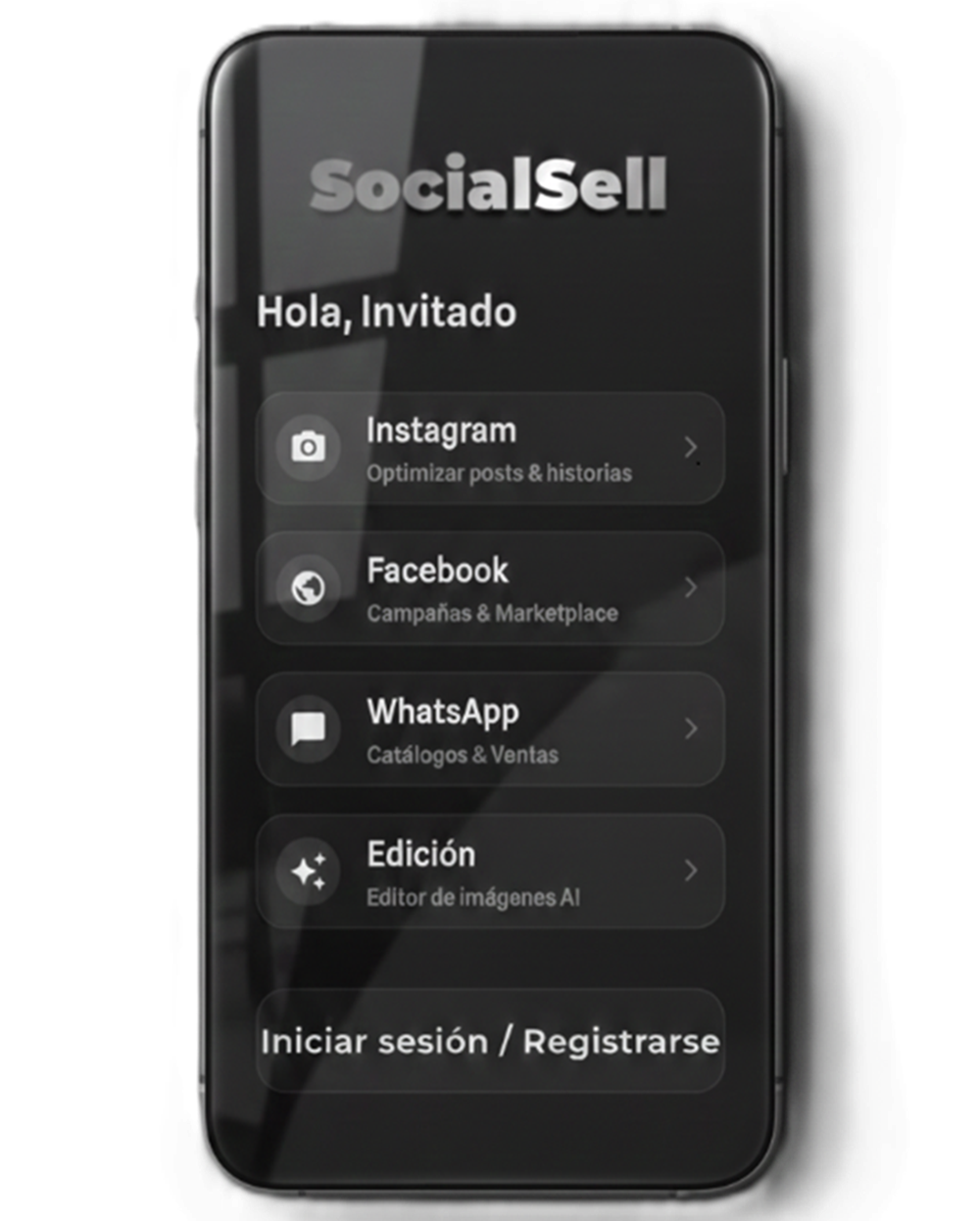 SocialSell App Interface
